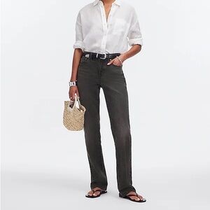 Madewell The '90s Straight Mid-Rise Jean